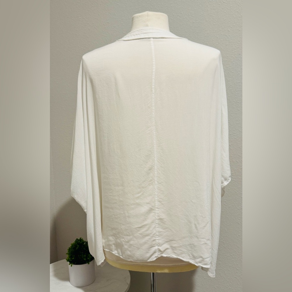 Talula White 100% Cotton Cardigan Open Front Size S/M - EUC Worn Once - Picture 4 of 6